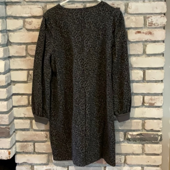 New With Tags Black Cheetah Print Dress Size XL - Picture 4 of 4